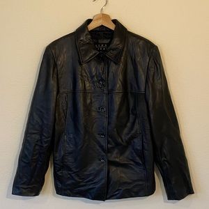 Mens vintage leather jacket